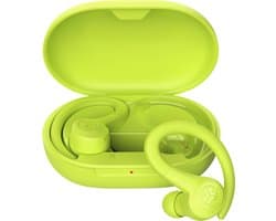 JLab Go Sport Draadloze Oordopjes - Oortjes Draadloos - Bluetooth - 35 uur Batterijduur - IP55 Waterbestendig - Aanpasbare EQ3 instellingen - Hardlopen - In Ear - Geel