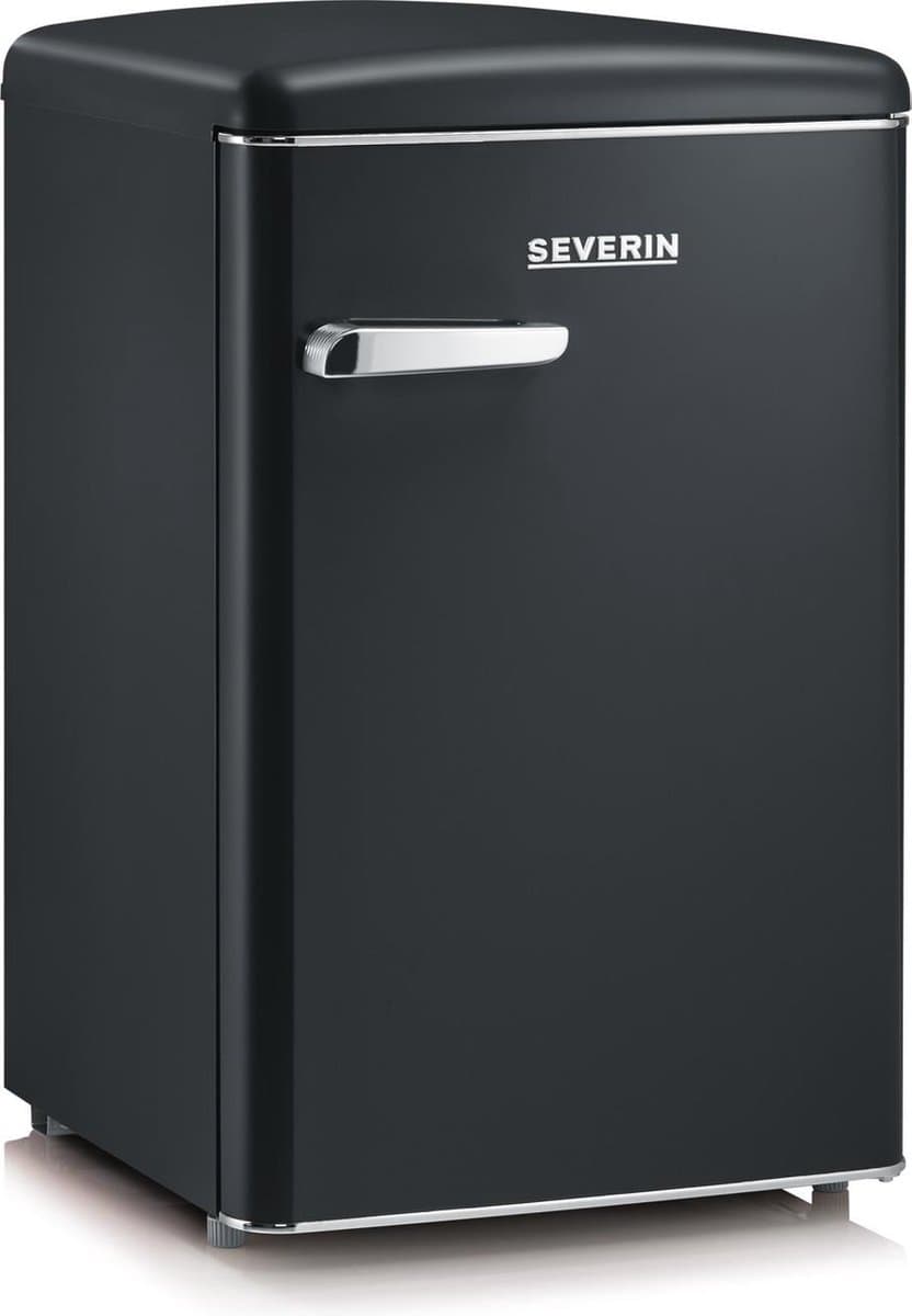 Severin RKS 8832 - Tafelmodel Retro koelkast - Matzwart — afbeelding 1