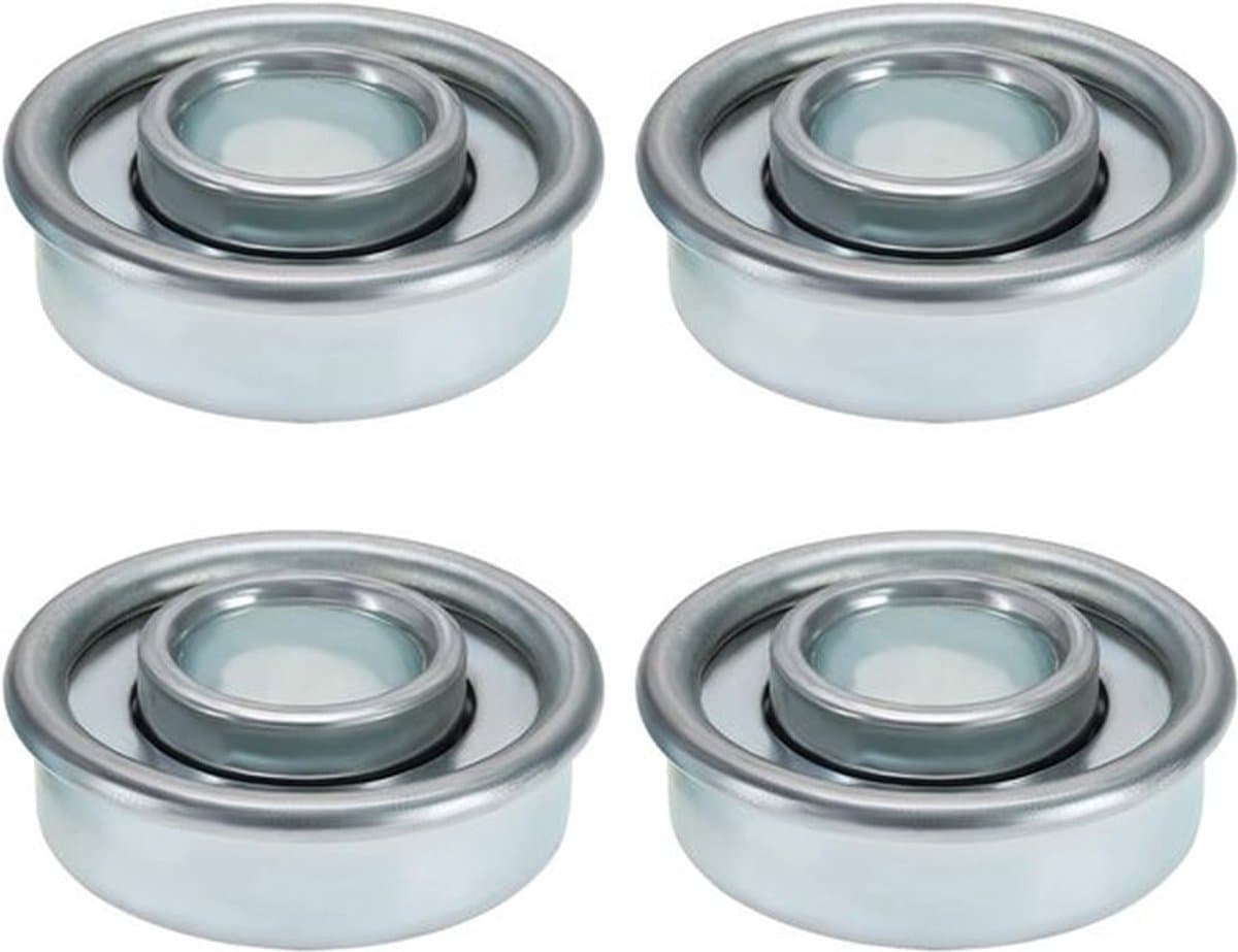 Maaierslagers 4 Stuks - Buitendiameter 28,6 mm - Binnendiameter 12,2 mm - Dikte 9,8 mm - Staal - Geschikt voor grasmaaiers - Wiellagers — afbeelding 1