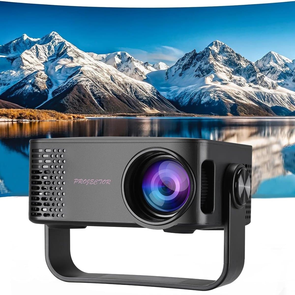 Solidchoice - Draagbare Mini Projector met WiFi en HD 4K Ondersteuning — afbeelding 1