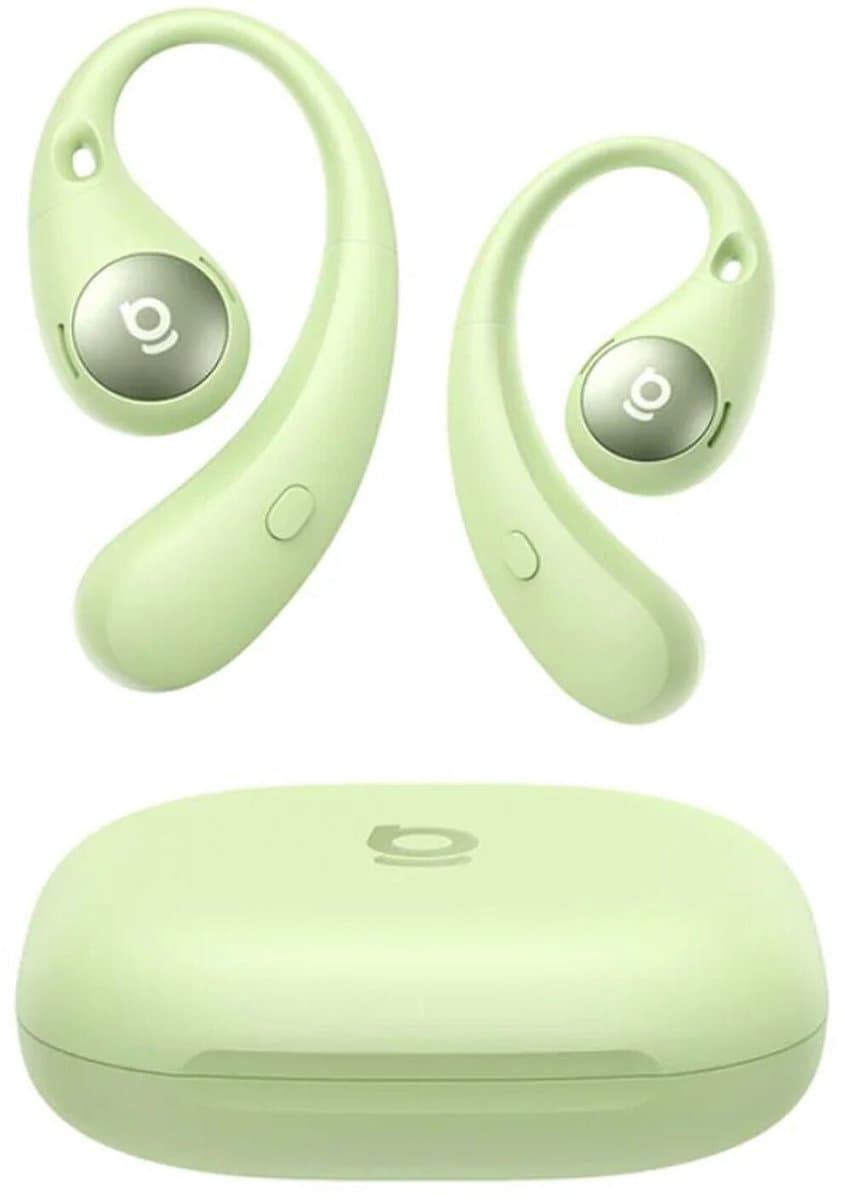 Baseus Open-Ear Draadloze Sport Oordopjes - Eli Sport 2 True Wireless Earbuds - Zweetbestendig - IP57-Waterdicht - Touch Control - Oortjes voor Hardlopen, Sporten, Fietsen - Hi Res - Groen — afbeelding 1