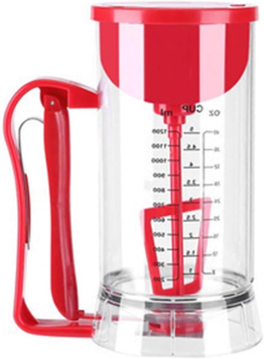 Beslag Dispenser - Beslag Mixer - Bakken Maken - Automatische Menging - 1500ML Capaciteit - Wit — afbeelding 1