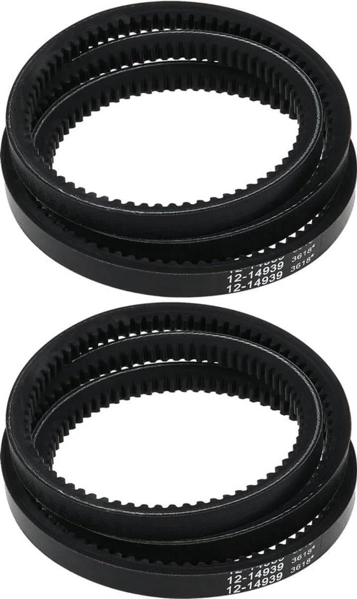 Aandrijfriem 51 inch - 2 Stuks - Rubber - Compatibel met Hustler Raptor - Raptor Limited - Raptor SD/Raptor SDX - Hoge efficiëntie - Grasmaaier Riem — afbeelding 1