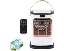 USB-aangedreven bureauventilator met vernevel- en timerfunctie-oscillerende luchtbevochtiger inclusief afstandsbediening-ABS watertank-stille persoonlijke luchtcirculator voor slaapkamer, kantoor en binnengebruik