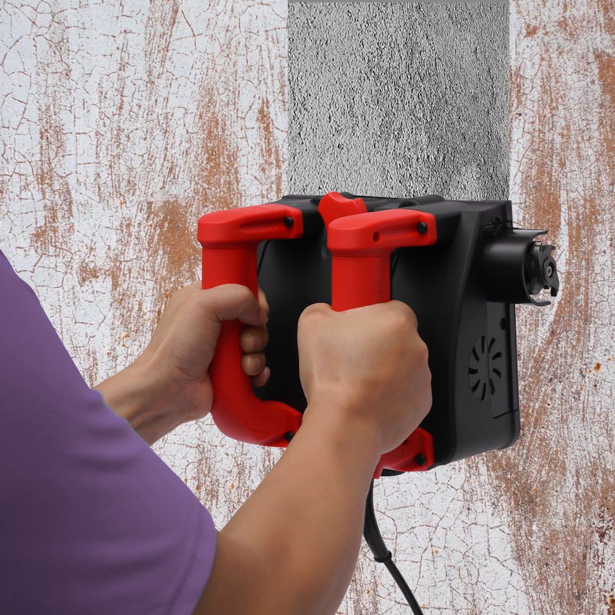 Elektrische Wandfrees Standard Blade - 1200 W Vermogen - 16 cm Schaafbreedte - Kunststof Aluminium Staal - Renovatie Gereedschap Muurschraper — afbeelding 1