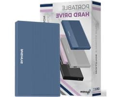 Externe Harde Schijf - Draagbare Opslag - Gegevens Back-uppen - Direct Klaar Voor Gebruik - 120 GB - Blauw