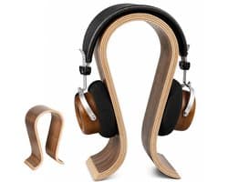 Headset Stand - Headset Houder - Koptelefoon standaard - Koptelefoon Houder - Hoofdtelefoon Houder - Headphone stand - Walnoot