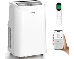 Mobiele Airco 12000 BTU – Smart Airconditioner – App Bediening – 47 dB – 24-uurs Timer – Wit