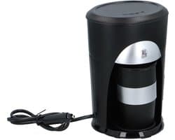All Ride Koffiezetapparaat 24Volt Auto en Vrachtwagen - Koffiepadmachine voor Koffiepads - Koffiezet Apparaat met Koffiebeker - Auto Accessoiries voor Onderweg - Zwart