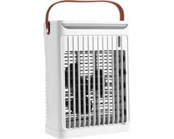 Mini draagbare airconditioner - 3-in-1 airconditioningventilator met 5 snelheden, 680 ml tank, USB-aangedreven ventilator voor thuis/kantoor/slaapzaal/camping - wit