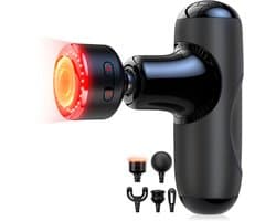 TYR® Masage Gun - Spiermassage Apparaat - Draadloze Massage Gun - Zwart - 14cm x 11cm x 5cm