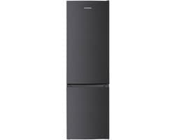 Heinner HC-HM262DGE++ Koel-vriescombinatie 262 L – Instelbare Thermostaat – LED-verlichting – Omkeerbare Deur – Vingerafdrukbestendige Afwerking – Antracietgrijs – 5 Jaar Garantie