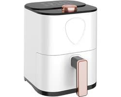 Luchtfriteuse - Heteluchtoven Elektrische Oven - Gezond Frituren - 360° Rapid Thermal Cycle - 5 Liter - Wit