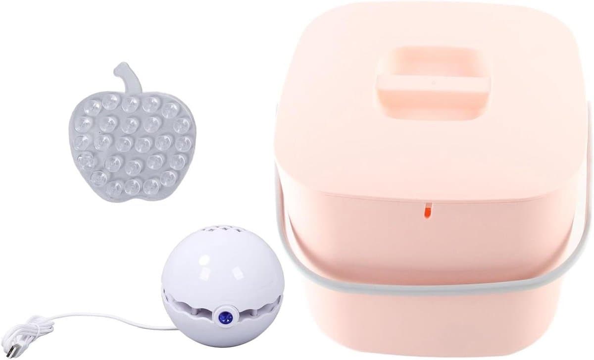 Mini Vaatwasser - Vaatwasmachine Reiniger - Appartement Keuken - Dynamische Water Vortex - Compact Tafelmodel - Roze — afbeelding 1