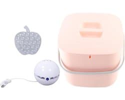 Mini Vaatwasser - Vaatwasmachine Reiniger - Appartement Keuken - Dynamische Water Vortex - Compact Tafelmodel - Roze