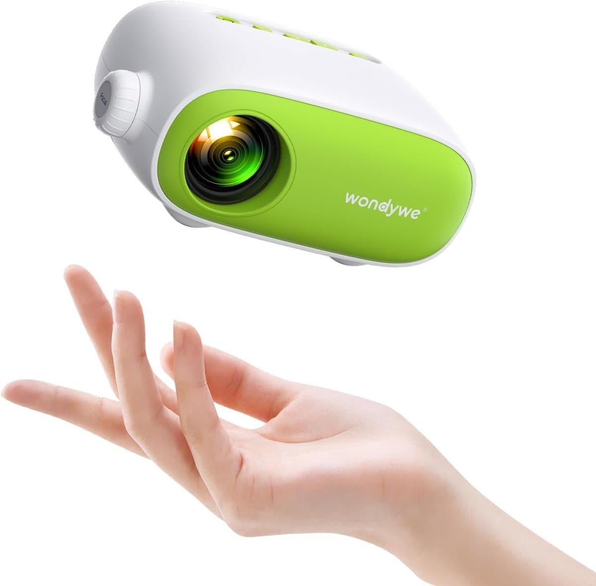 SnelShoppen - Mini-Projector voor Films Kijken - 137 Inch Beeld, 480P, Ultradraagbaar, Ondersteunt TV Stick, PC, DVD, USB - Perfect voor Feesten en Ca — afbeelding 1