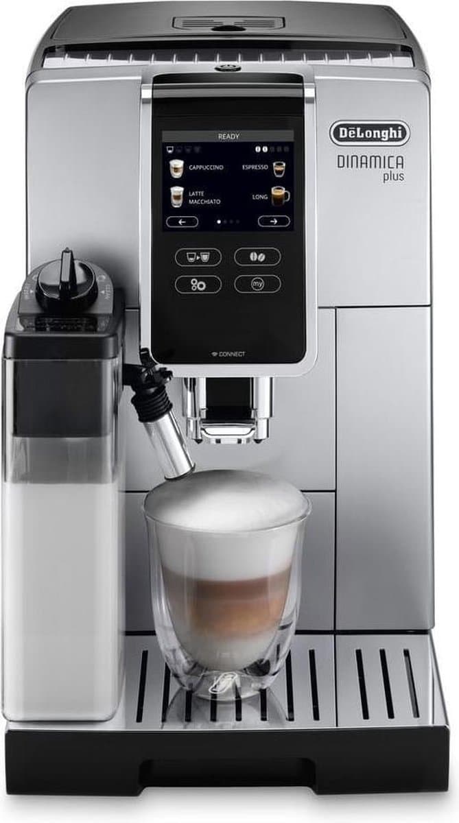 De'Longhi Dinamica Plus ECAM370.85.SB - Volautomatische Espressomachine - Zilver — afbeelding 1