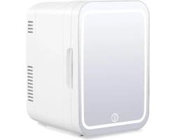 Bolmans - Skincare Fridge - Mini Fridge Multifunctioneel - Make Up Koelkast - 4 Liter - Met Spiegeldeur - Small Fridge