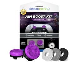 KontrolFreek Frenzy AimBoost Thumbsticks + Precision Rings- Purple/Black (PS5/PS4)