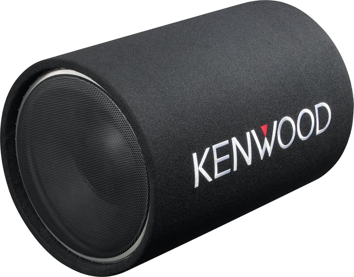 Kenwood KSC-W1200T ronde Tube passieve sub met quick release riemen — afbeelding 1