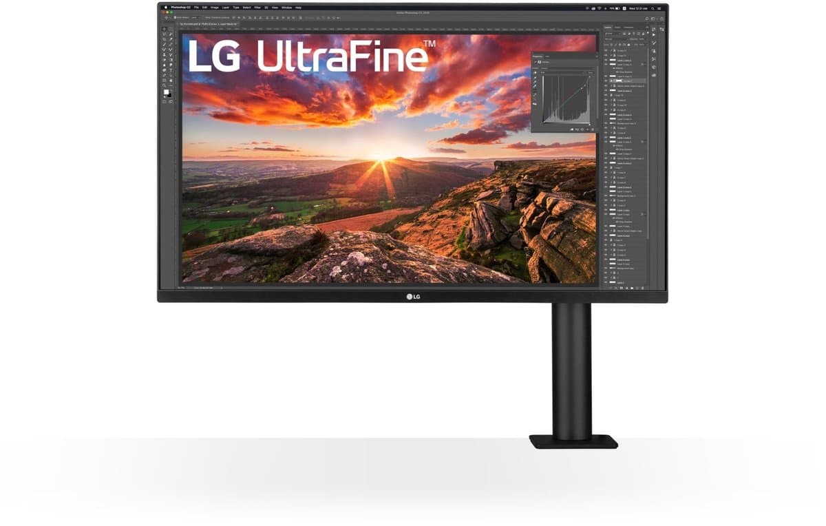 LG Ergo IPS Monitor met USB Type-C ledmonitor — afbeelding 1