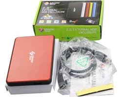 Draagbare Externe Harde Schijf 160GB USB 3.0 Supersnel Backup voor Laptop en PC Rood