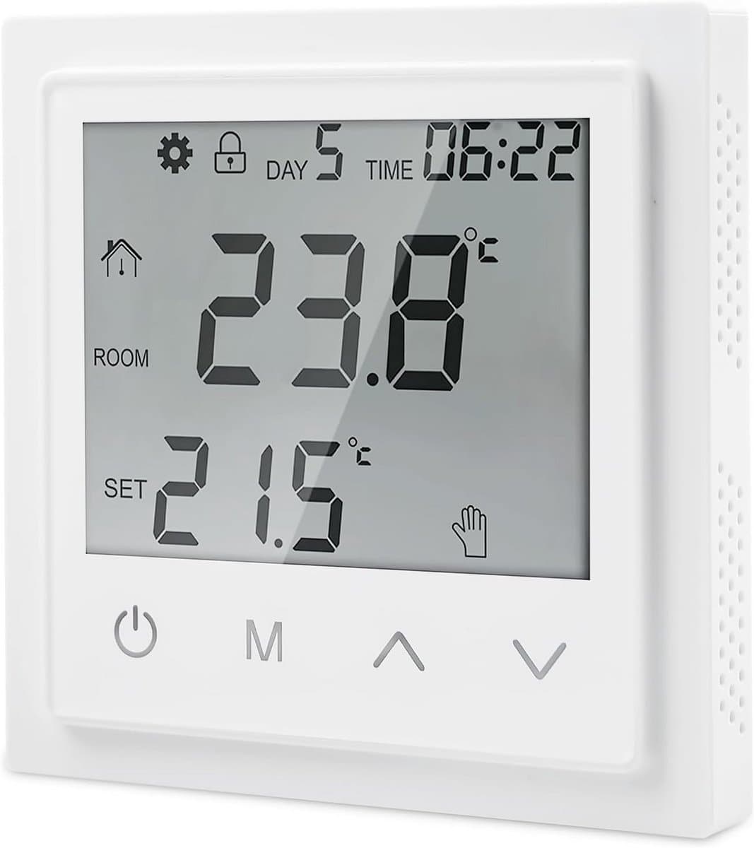 Programmeerbare Digitale Kamerthermostaat voor Elektrische Vloerverwarming met LCD-display — afbeelding 1