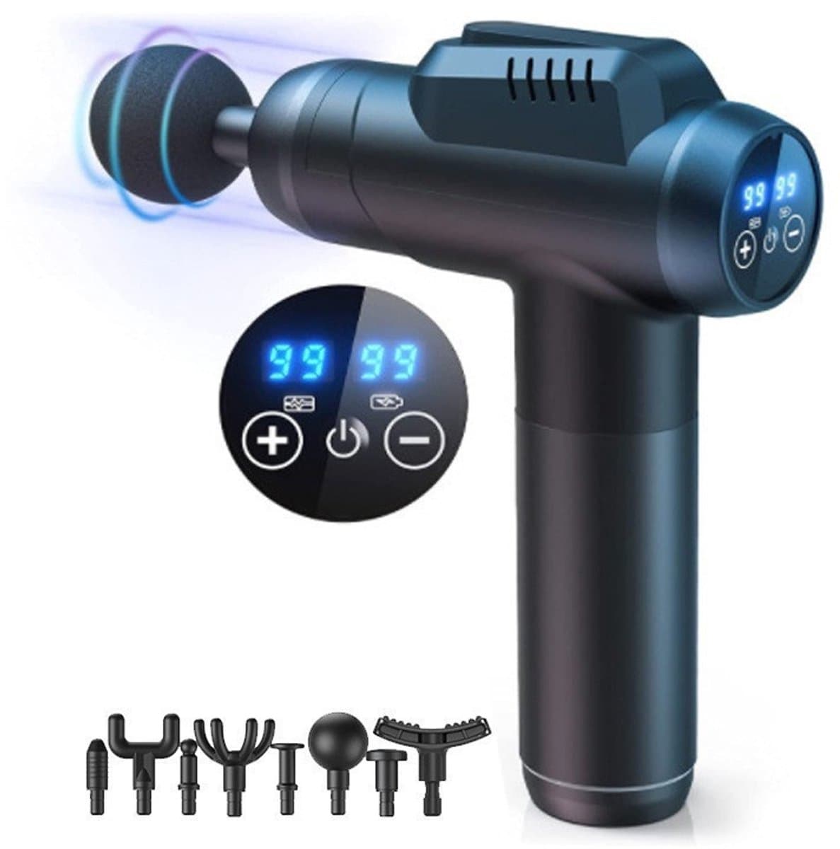 Massager met 99 snelheden en 6 massagekoppen — afbeelding 1