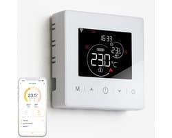 Slimme Batterijgevoede Wifi Thermostaat voor CV-Ketel en Ruimtetemperatuurregeling