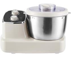 Deegmixer - Keukenmachine - Bakken Deeg - Slimme Thermostaat - 5 Liter Kom - Melkwit