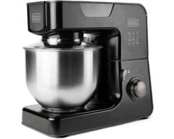 Krachtige Keukenmachine 1000W met RVS Kom 5,2L - 8 Snelheden & Turbo