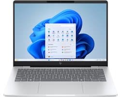 "HP OmniBook 7 AI 14-fr0220nw Intel Core Ultra 5 225U Laptop 35,6 cm (14"") 2K 16 GB LPDDR5-SDRAM 512 GB SSD Wi-Fi 6E (802.11ax) Windows 11 Home AI PC Zilver"