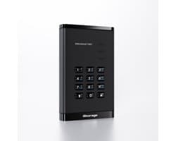 iStorage diskAshur PRO3 HDD – externe harde schijf – 500GB – USB – 256-bit – Zwart