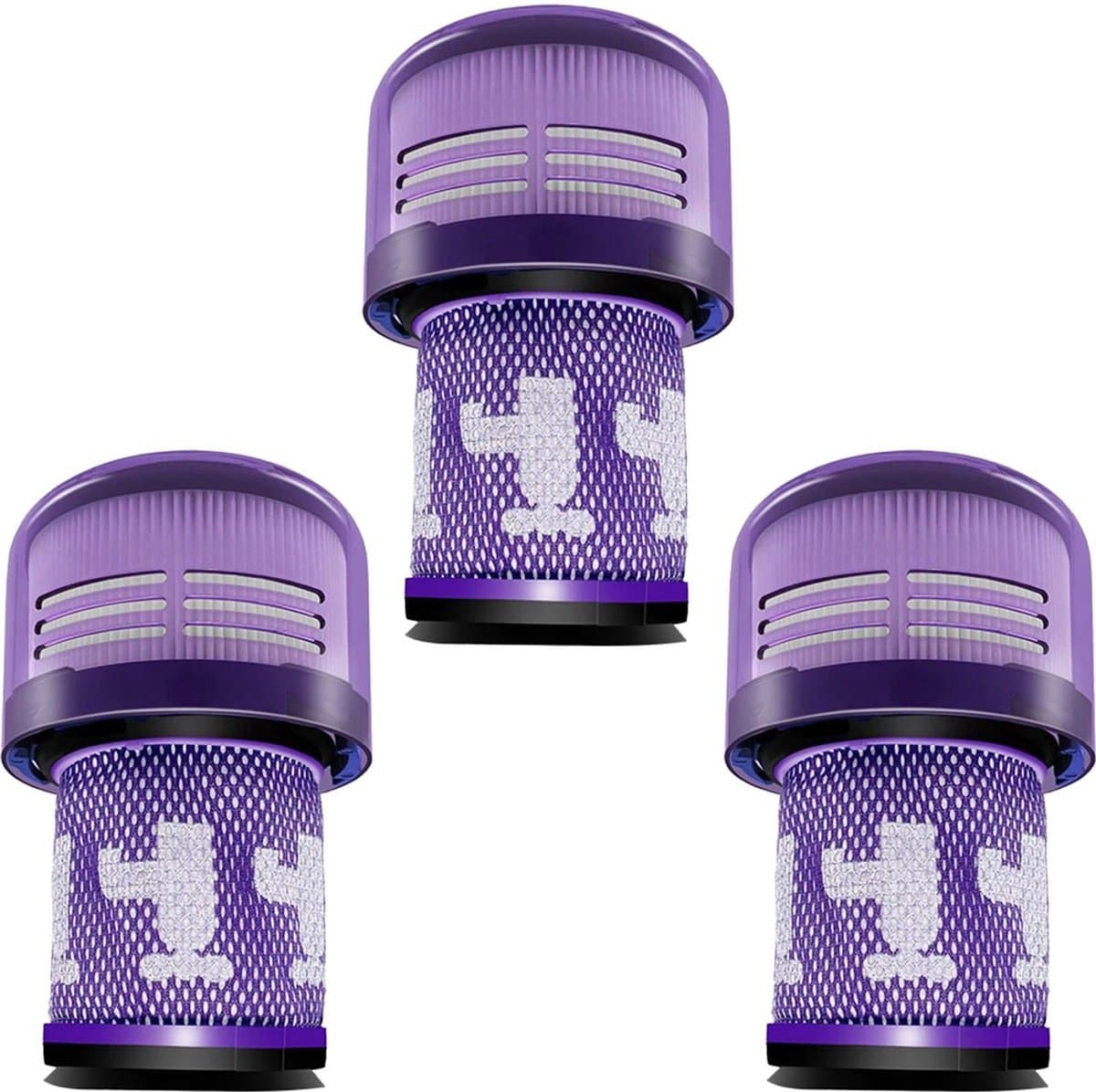 Dyson V12 Filterset (3 Stuks, Plus.Parts® alternatief voor 971517-01) — afbeelding 1