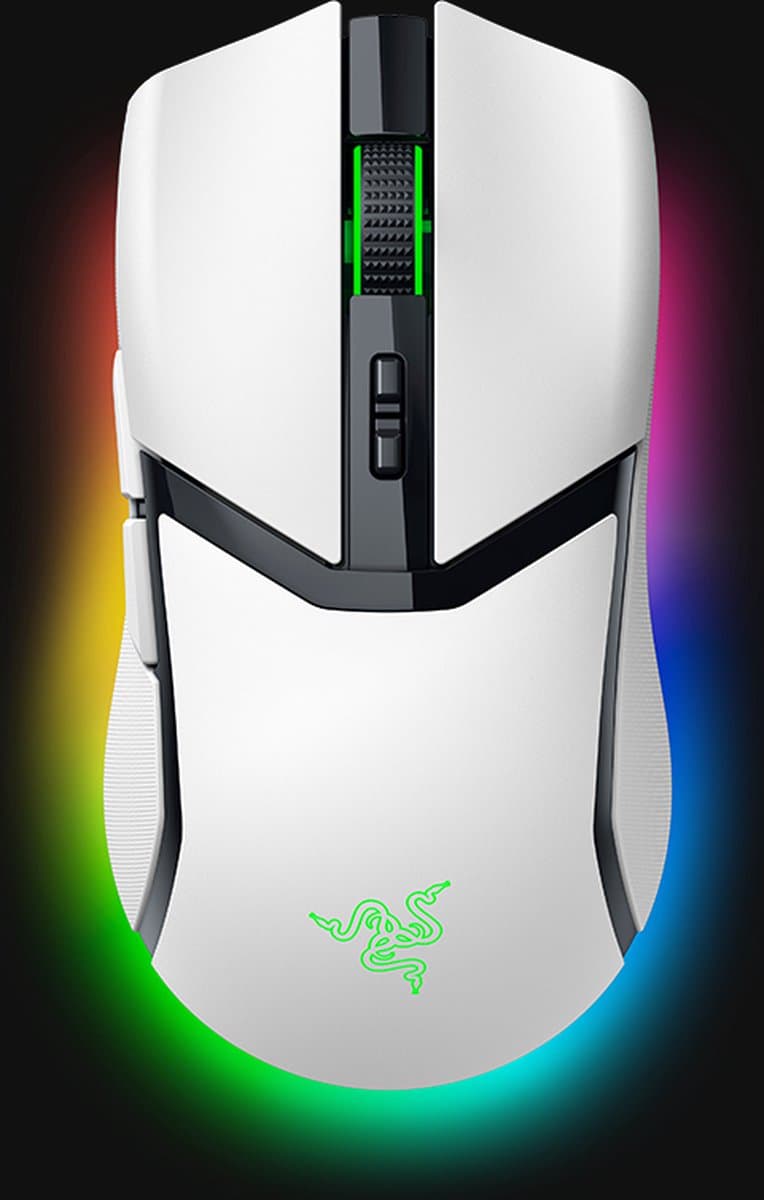 Razer Cobra Pro - Draadloze Gaming Muis - RF Wireless + Bluetooth + USB-C - 30000 DPI - Wit — afbeelding 1