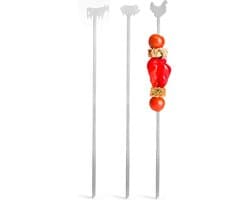Sagaform Vleespen BBQ - Zilver