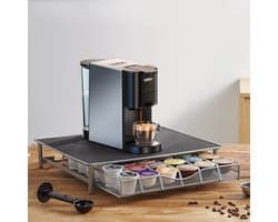 Happyment 4 in 1 Koffiemachine - Koffiezetapparaat - Koffie Automaat - Automatisch - Nespresso - Dolce Gusto - Koffiepoeder - Koffiepads - Met Capsule Houder