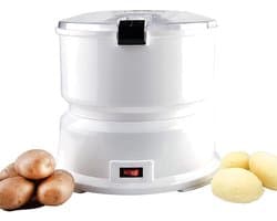 Aardappelschilmachine Elektrisch - Automatische Schillen - Grote Hoeveelheden Schillen - Eén Knop Bediening - 1kg Capaciteit - Wit