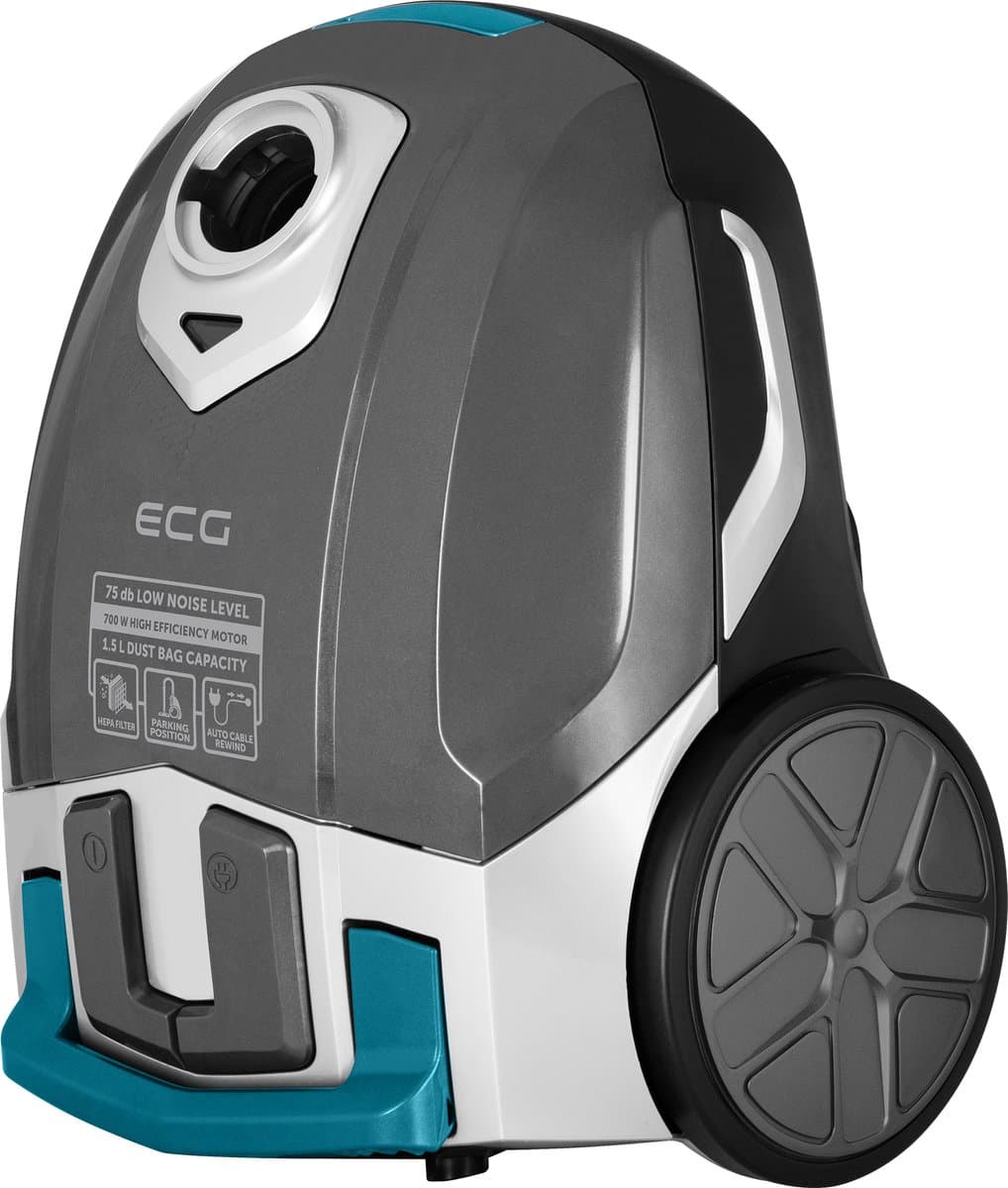 ECG VP S1050 1,5 l Trommelstofzuiger Droog 700 W Zakloos — afbeelding 1