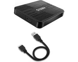 Externe harde schijf - Draagbare opslag - Bestanden opslaan - Plug and Play - 500 GB - Zwart