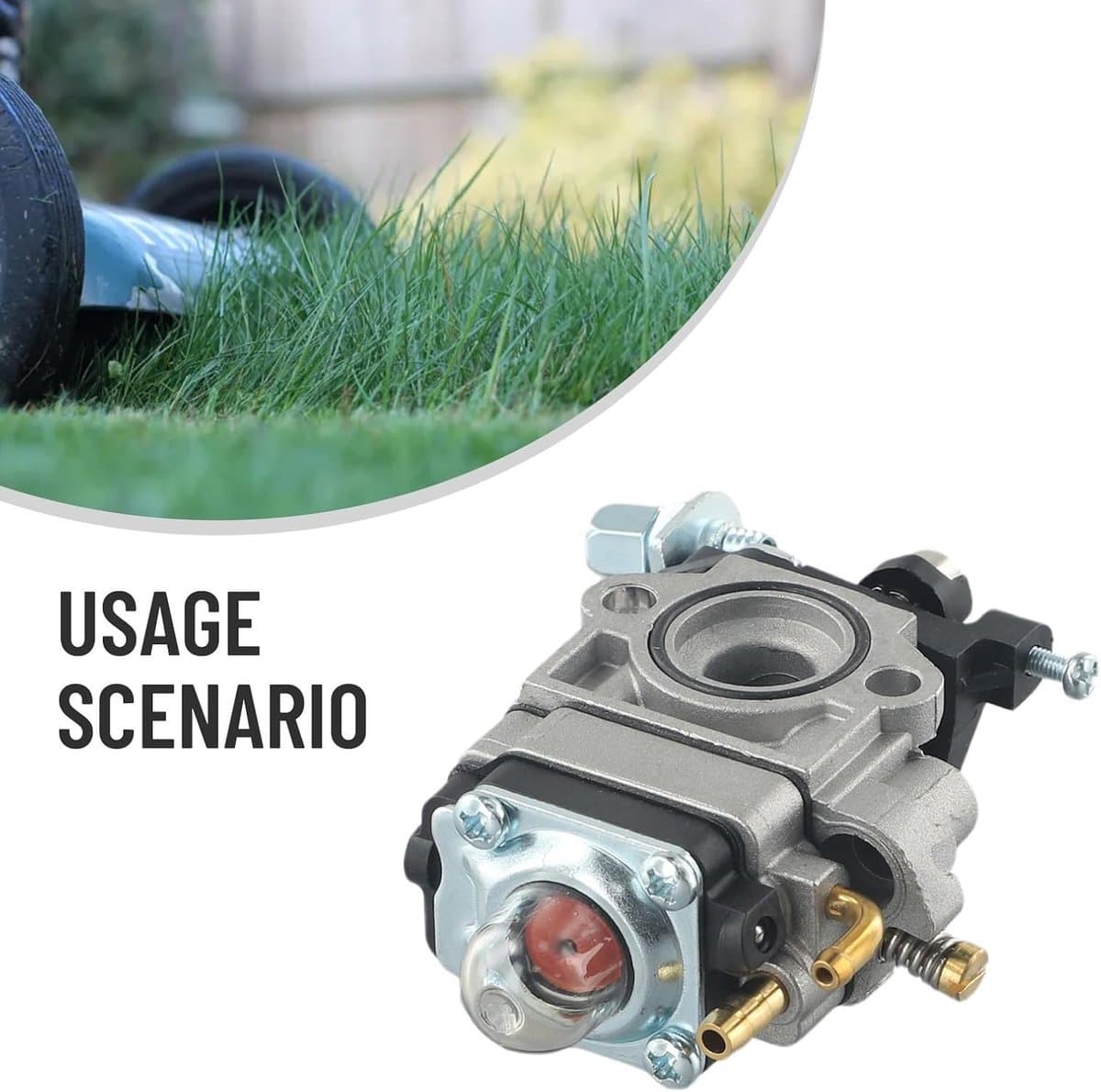 Carburateur 32cc 34cc 36cc – Vervanging voor heggenschaar, grasmaaier, kettingzaag — afbeelding 1