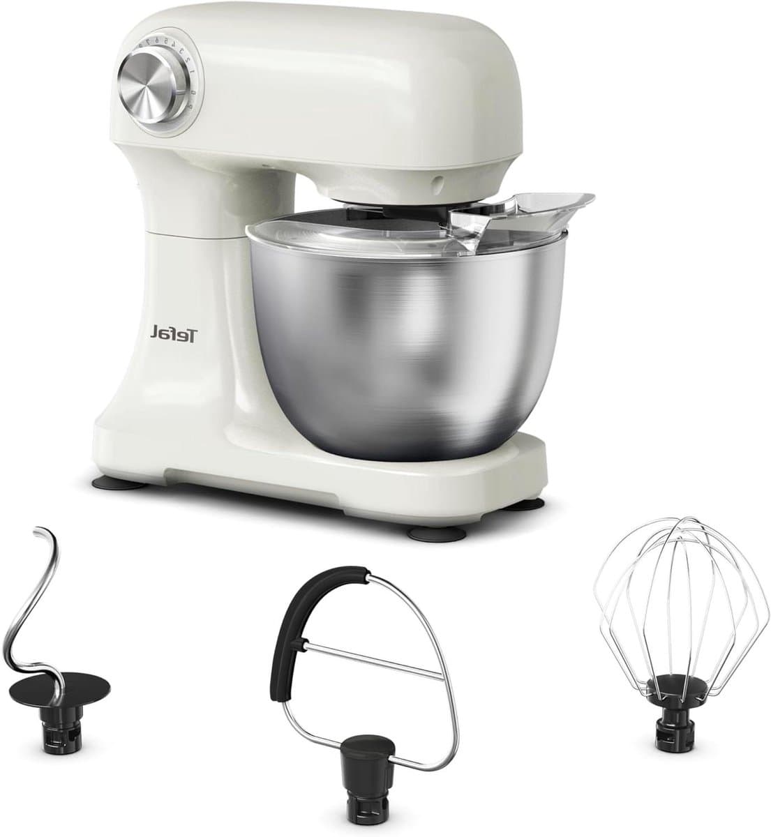 Keukenmachine - Mixer Kom - Bakken Recepten - Planetair Roersysteem - 3.5 Liter - Wit — afbeelding 1