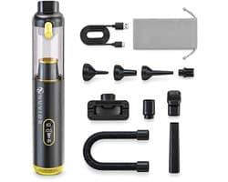 Nuvior NIVOX Kruimeldief – Draadloos – Handstofzuiger – Auto Stofzuiger – Air Duster – usb c kabel