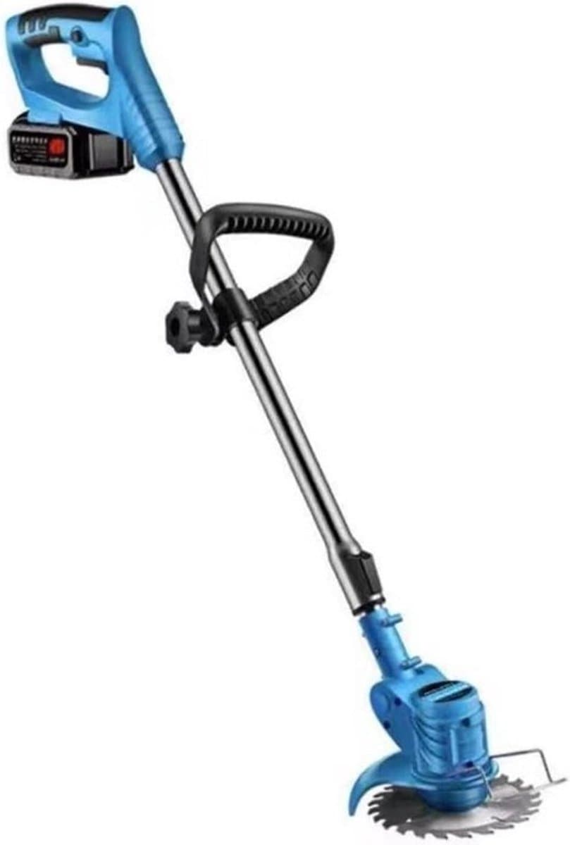 Elektrische grasmaaier - Tuintrimmer - Gazononderhoud - Met beschermhek - One size - One color — afbeelding 1