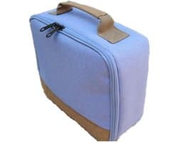 Elektronische tasorganizer, projectortas, draagbare tas voor mini-projector, projectortas, compatibel met de meeste projectoren, projectoren en accessoires, Blauw