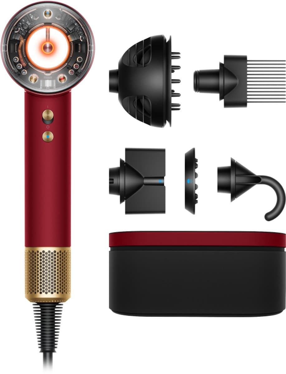 DYSON Supersonic Nural Föhn Red Velvet / Gold — afbeelding 1