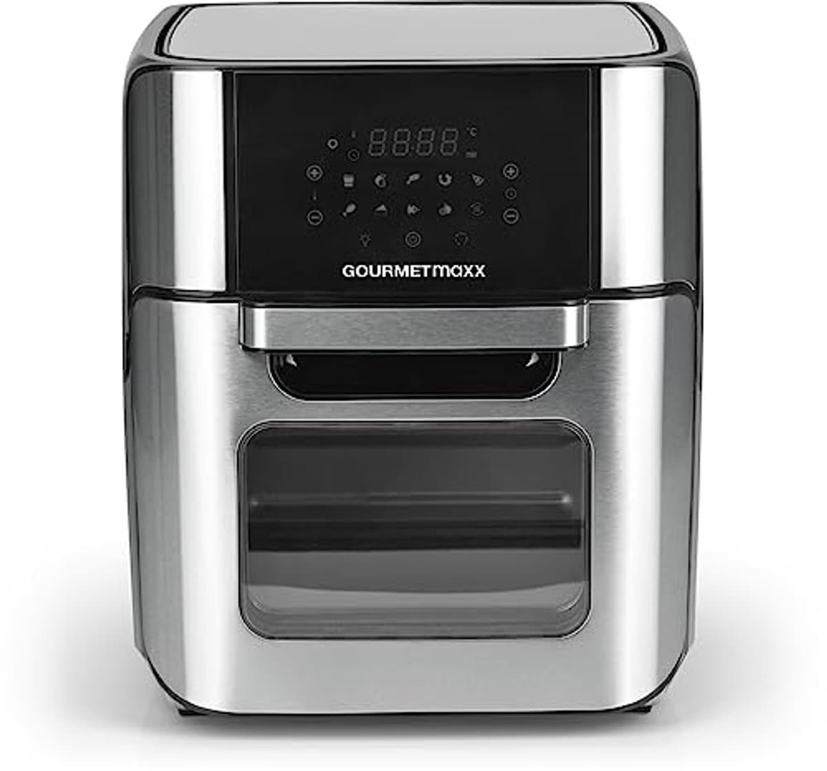 Hetelucht friteuse - XXL oven - Vetarm koken - 10 programma's - 12 Liter - Zilver — afbeelding 1