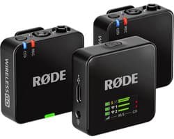 RØDE Wireless GO (3rd Gen) – Zwart - Draadloze Microfoonset