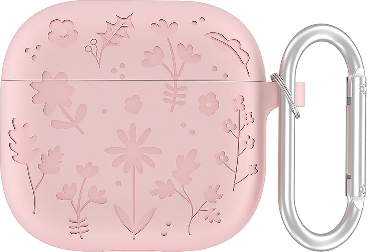 YONO Hoesje geschikt voor Airpods 4 - Case - Special Siliconen - Roze — afbeelding 1