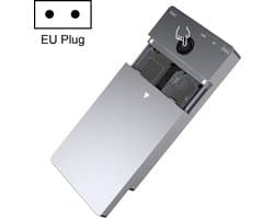 Rocketek ME921 USB3.1 Gen2 Dual M.2 Solid State Drive Box NVMe Docking Station, EU-stekker